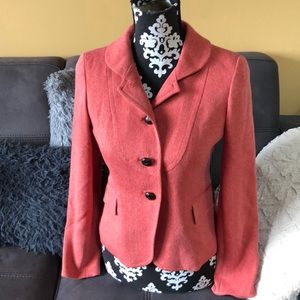 AK ANNE KLEIN Salmon Color Blazer Jacket Size 0P
